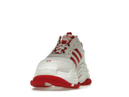 Balenciaga x adidas Triple S White Red