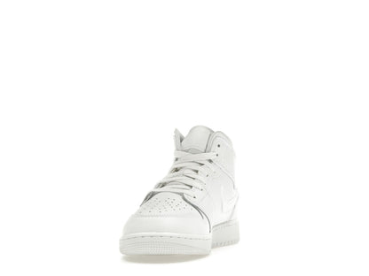 Jordan 1 Mid Triple White (2023) (GS)