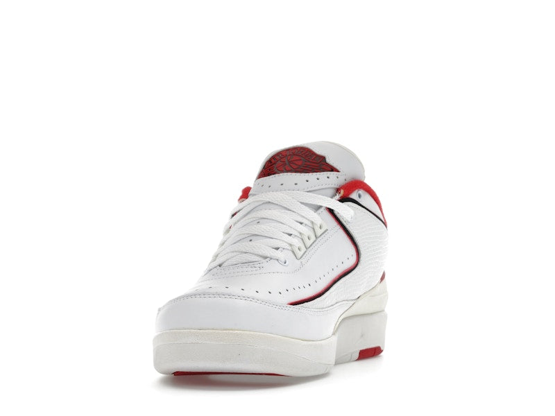 Jordan 2 Retro Low White Varsity Red