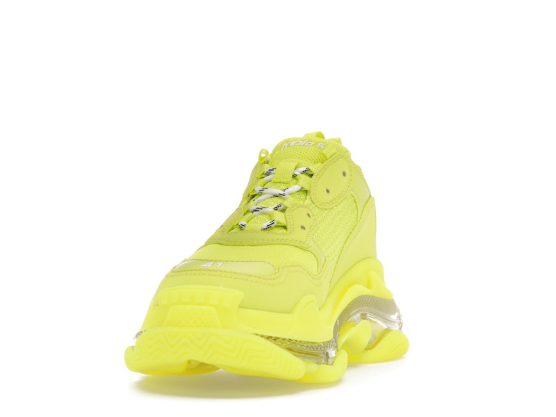 Balenciaga Triple S Clear Sole Fluo Yellow White (Women's)
