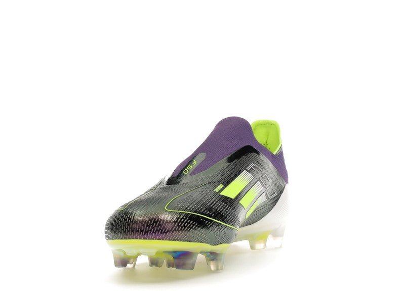 adidas Laceless F50 Elite Fast Reborn FG Purple Lucid Lemon