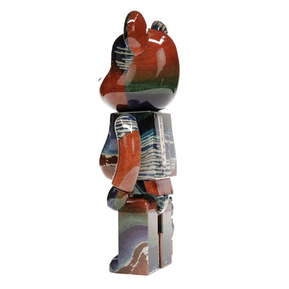 Bearbrick Katsushika Hokusai (Thirty-six Views of Tomitake, Fine Wind, Clear Morning) 100% & 400% Set