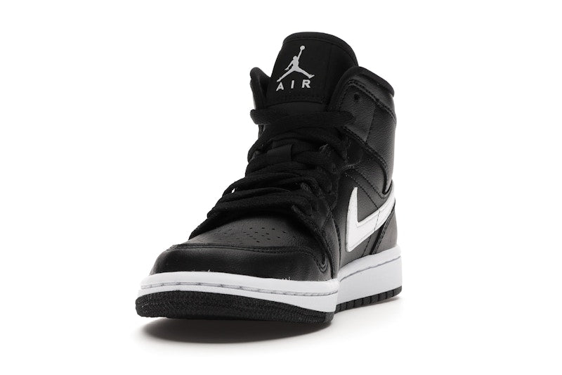 Jordan 1 Mid Black White (Women's)