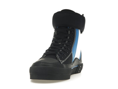 Burberry Sub High-Top Laced-Up Trainer Black Blue White