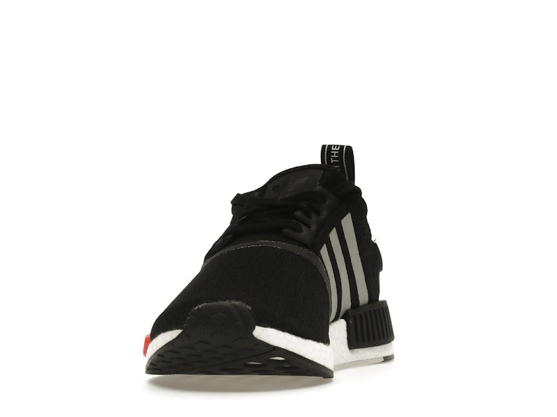 adidas NMD R1 Black Silver Solar Red