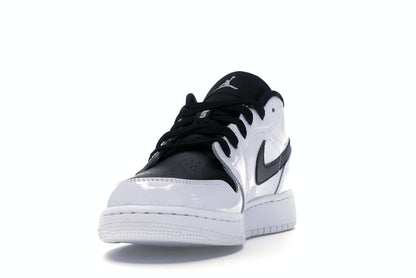 Jordan 1 Low White Black Patent (GS)