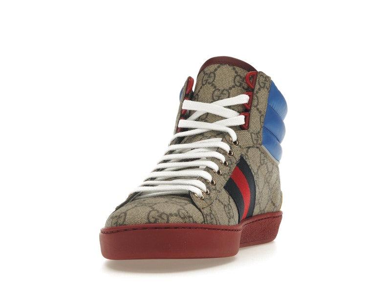 Gucci Ace GG High Top Beige Ebony