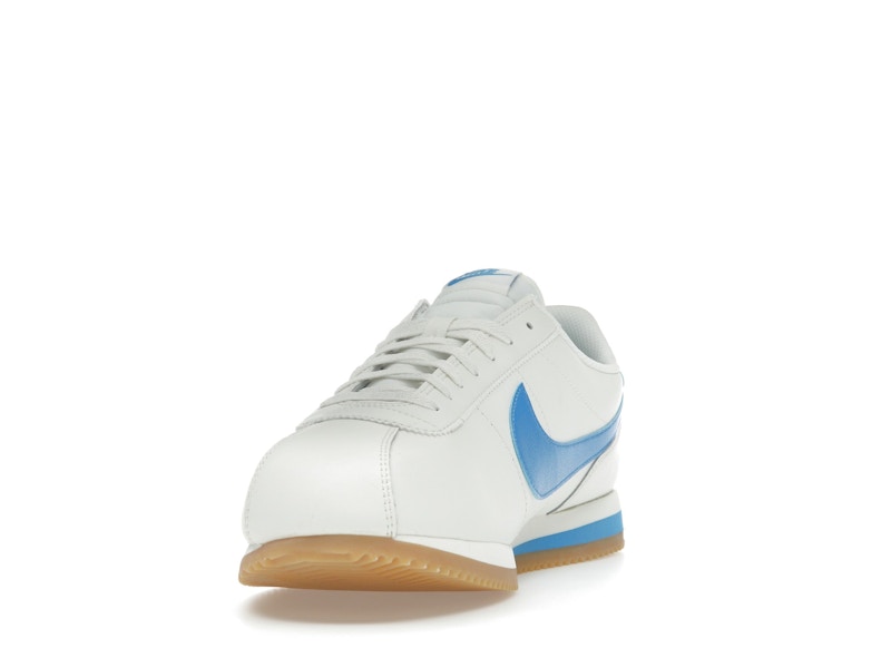 Nike Cortez Leather Sail Gum Yellow Light Photo Blue