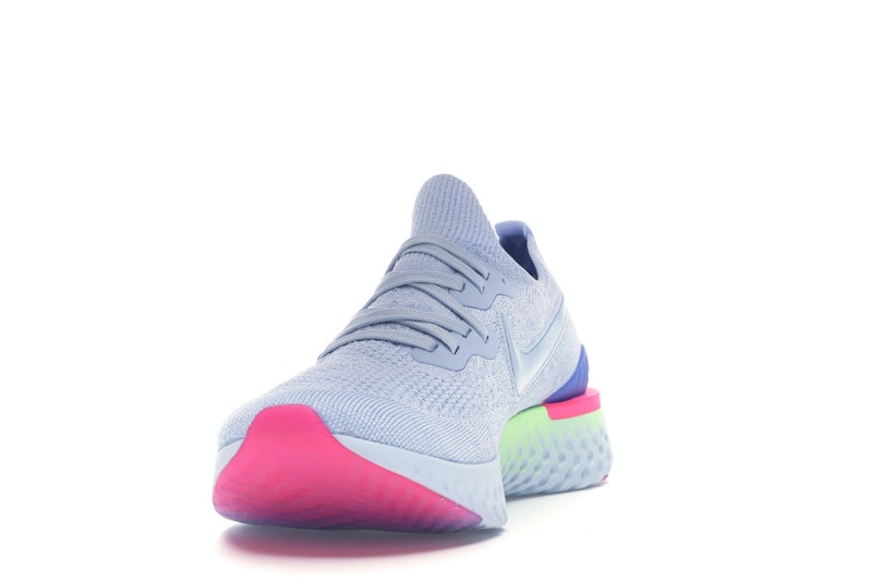 Nike Epic React Flyknit 2 Hydrogen Blue Sapphire Hyper Pink