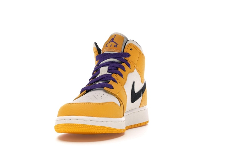 Jordan 1 Mid SE Lakers (GS)