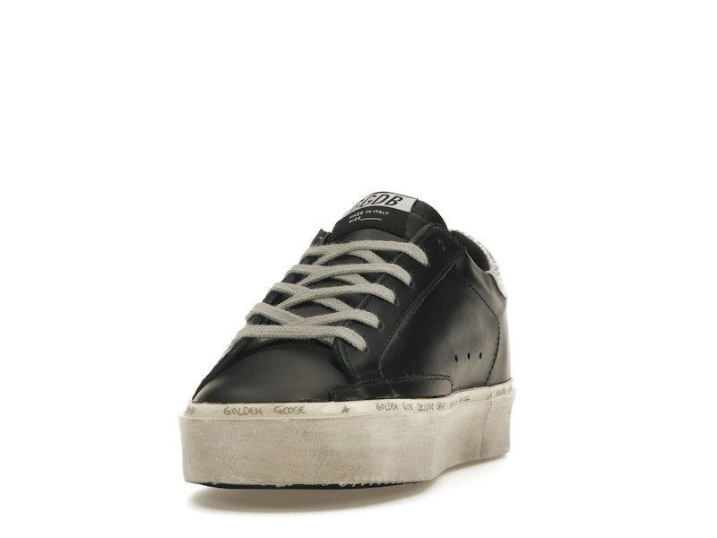 Golden Goose Hi-Star Black Silver (Women's)