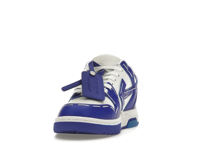 OFF-WHITE Out Of Office Sartorial Stitching White Dark Blue (Women's)