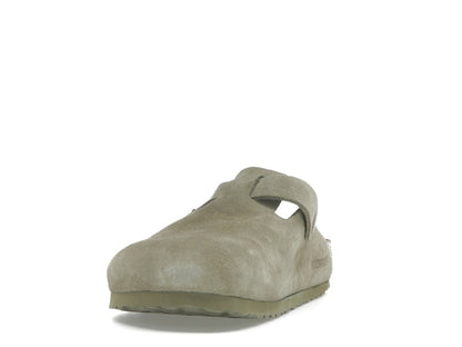 Birkenstock Boston Suede Faded Khaki