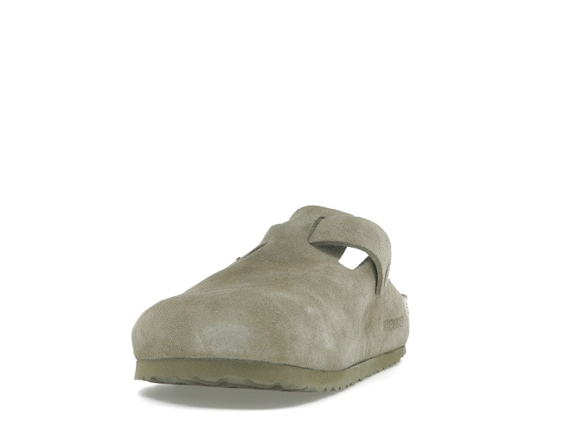 Birkenstock Boston Suede Faded Khaki