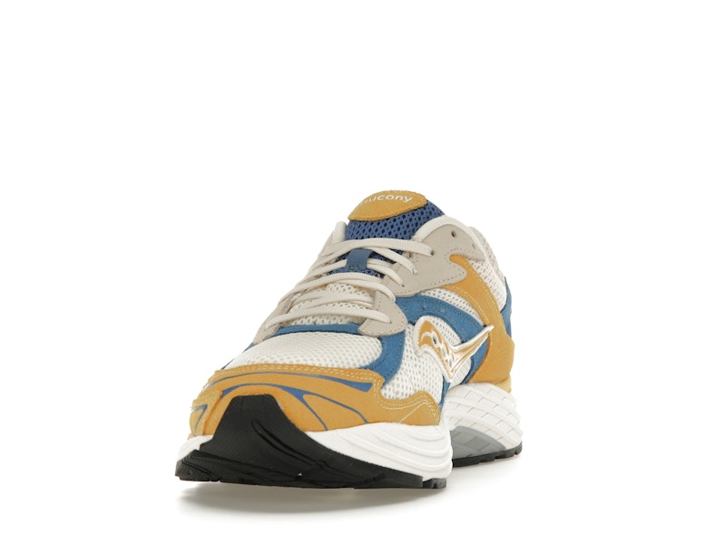Saucony ProGrid Omni 9 Premium Cream Yellow Royal Blue