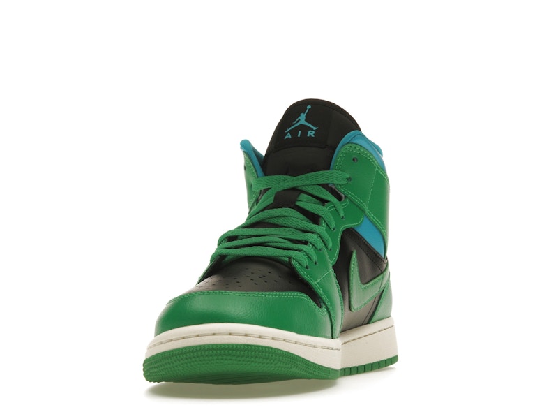 Jordan 1 Mid Lucky Green Aquatone (Women's)