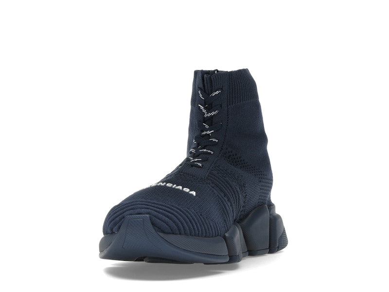 Balenciaga Speed 2.0 Lace Up Recycled Dark Blue