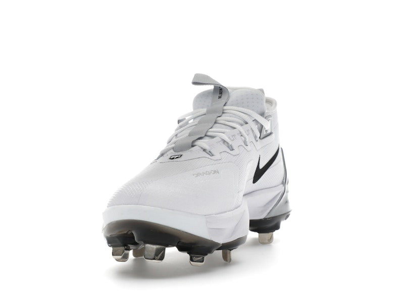 Nike Force Zoom Trout 9 Elite White Black Pure Platinum Metallic Silver