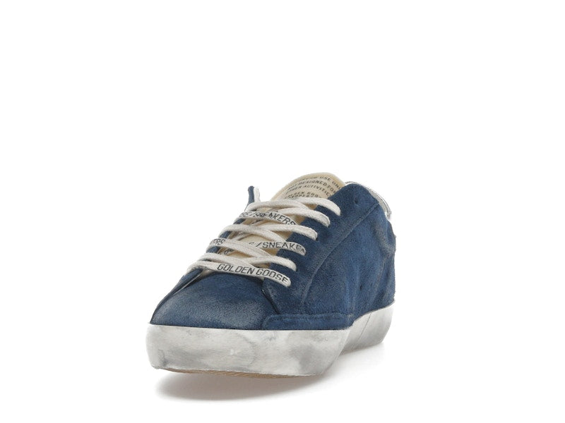 Golden Goose Super-Star Aviator Blue Cream Silver