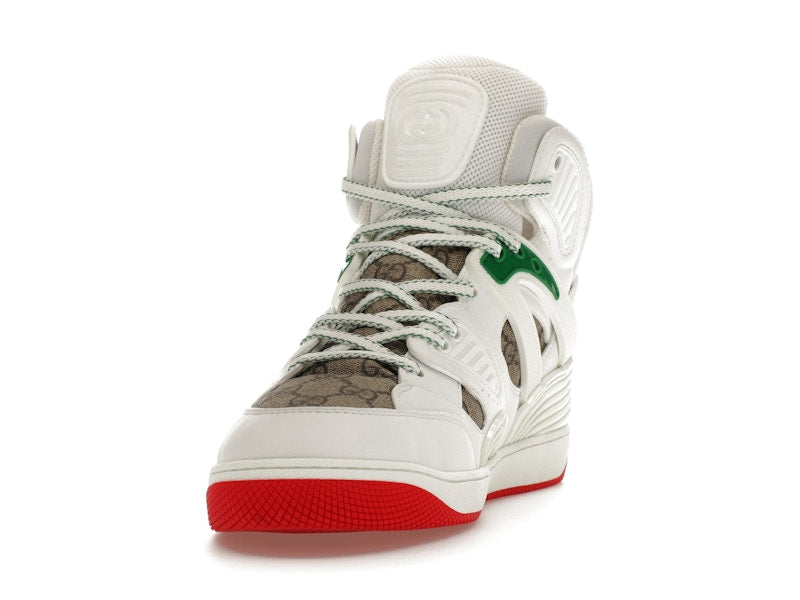 Gucci Basket White Demetra Red