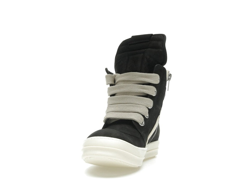 Rick Owens Geobasket Jumbo Lace High Black Milk (Women's)