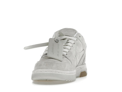 OFF-WHITE Out Of Office OOO Low Tops Vintage Suede Destressed White