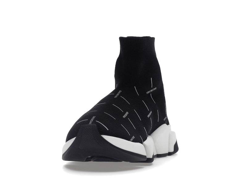 Balenciaga Speed 2.0 Black White Logo