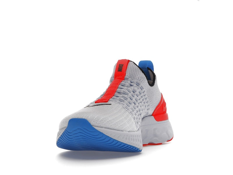 Nike React Phantom Run Flyknit 2 Football Grey Bright Crimson (Women's)