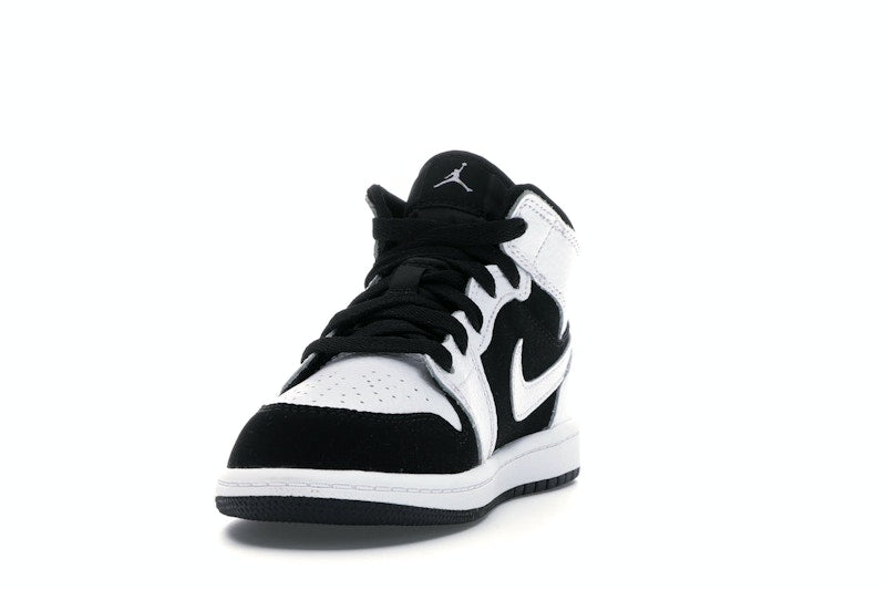 Jordan 1 Mid White Black (PS)
