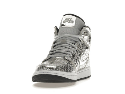 Jordan 1 Mid SE Disco Metallic Silver (Women's)