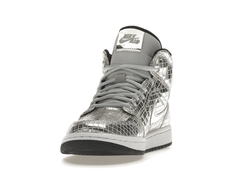 Jordan 1 Mid SE Disco Metallic Silver (Women's)