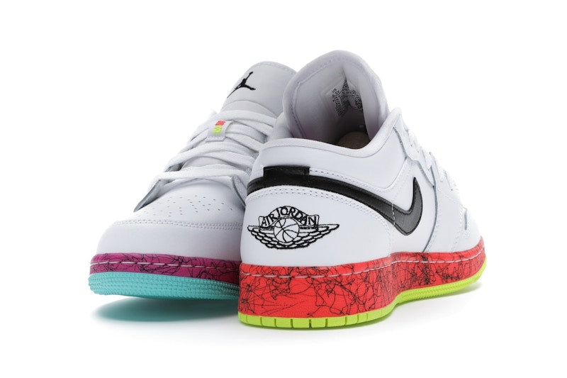 Jordan 1 Low Multi-Color Midsoles White (GS)