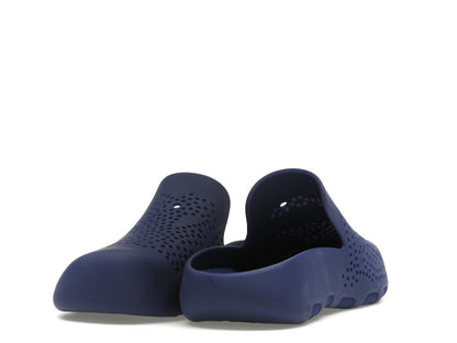 Burberry Stingray Perforated Slides Blue