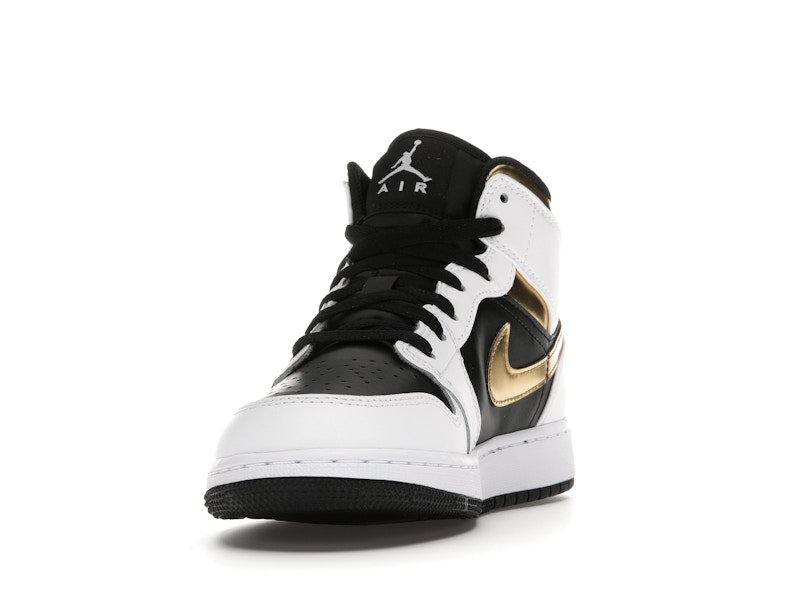 Jordan 1 Mid White Gold Black (GS)