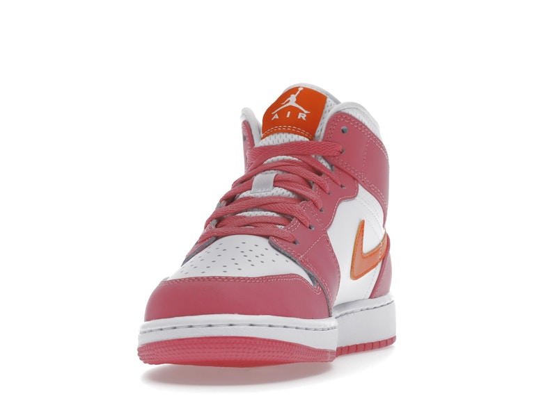 Jordan 1 Mid Pinksicle Safety Orange (GS)
