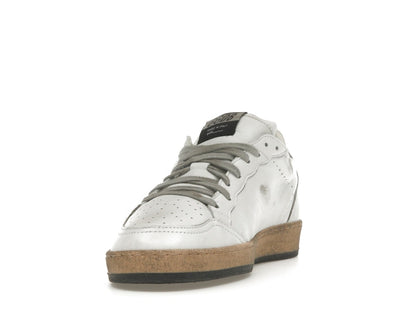 Golden Goose Ball Star White Silver Glitter (Women's)