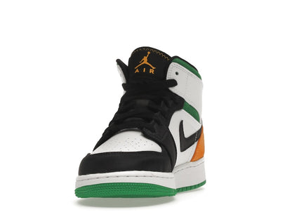 Jordan 1 Mid SE White Laser Orange Lucky Green (GS)