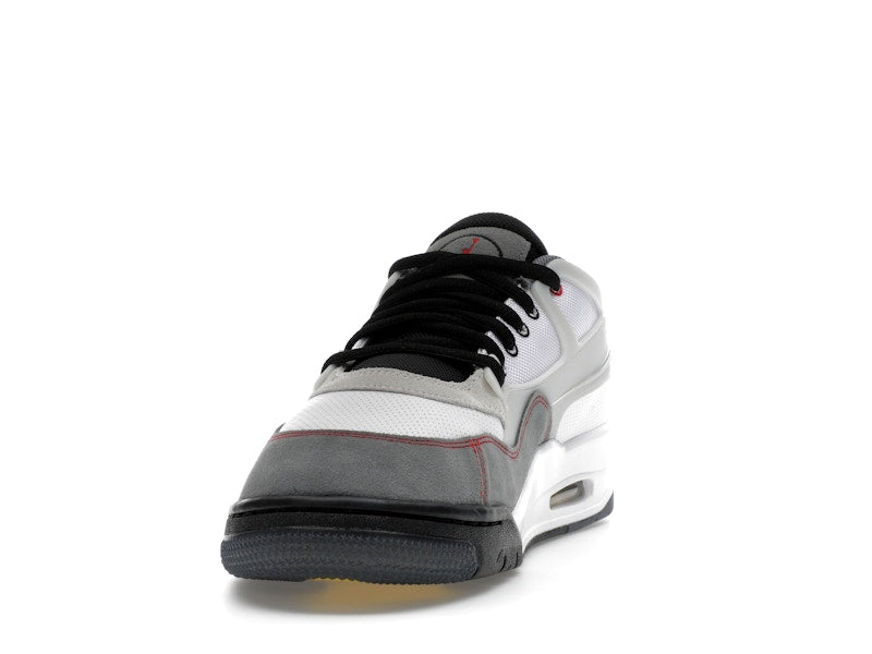 Jordan 4 RM Premium White Black Smoke Grey Fire Red