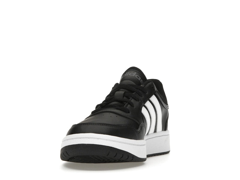 adidas Hoops 3.0 Low Black White Stripes
