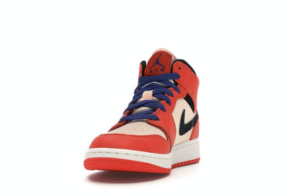 Jordan 1 Mid Team Orange Black (GS)