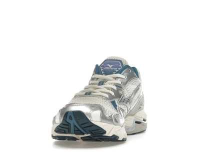 Mizuno Wave Rider 10 White Silver Blue