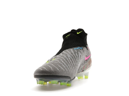 Nike Gripknit Phantom GX Elite Dynamic Fit Fusion FG Black White Blue Glow Volt