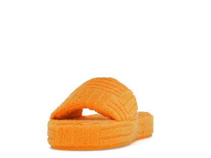 Bottega Veneta Resort Sponge Slide Tangerine