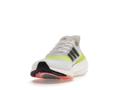 adidas Ultra Boost 21 White Solar Yellow