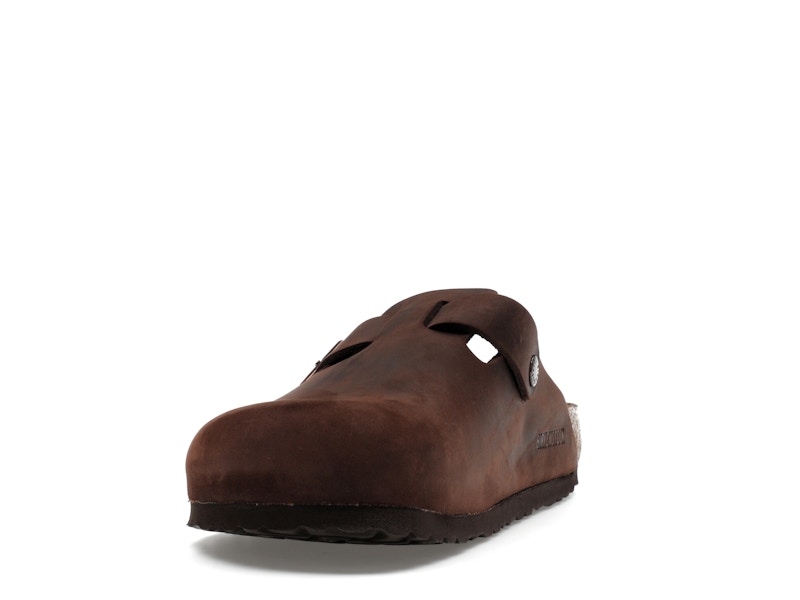 Birkenstock Boston Soft Footbed Oiled Leather Habana Brown