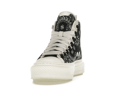 AMIRI Bandana Court Hi-top Sneaker Black White (Women's)