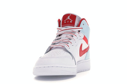 Jordan 1 Mid White Topaz Mist (GS)