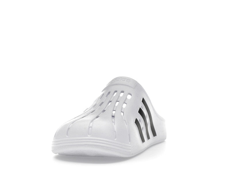 adidas Adilette Clog White Black
