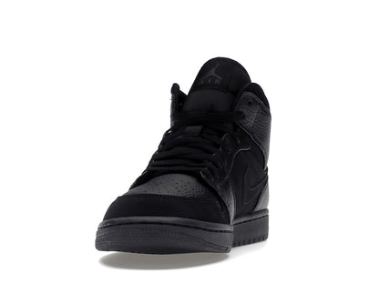 Jordan 1 Mid Black Dark Smoke Grey