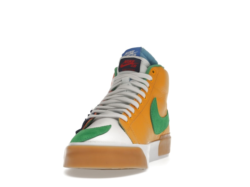 Nike SB Zoom Blazer Mid Edge Safety Orange University Gold